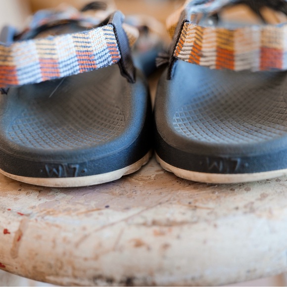 Chacos Chaco Women's Size 7 tan yellow boho Z/X2 Toe Loop Sandals - Picture 3 of 5